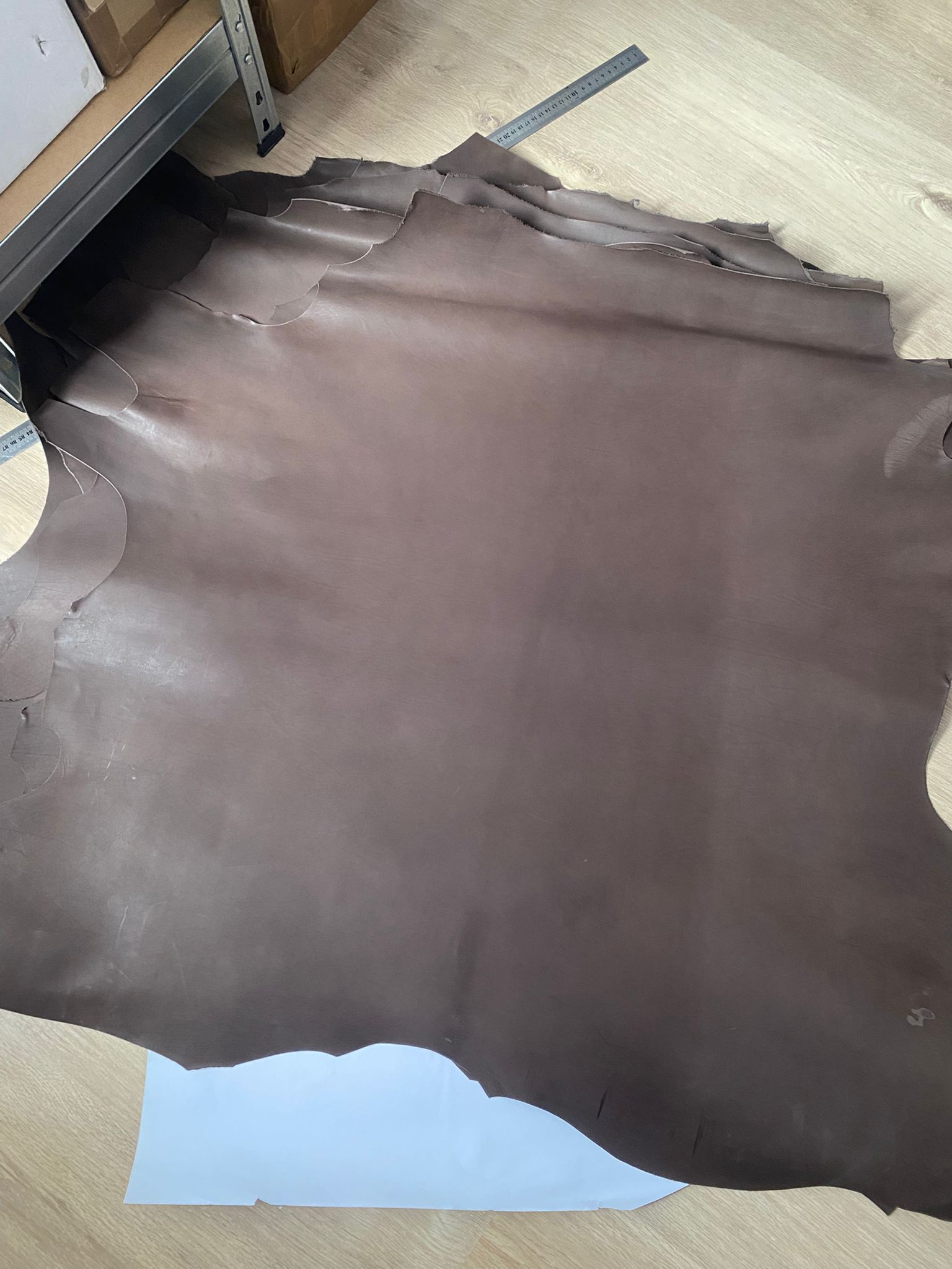 piele de vitel culoare maro 1 mm